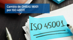 cambio ohsas por iso